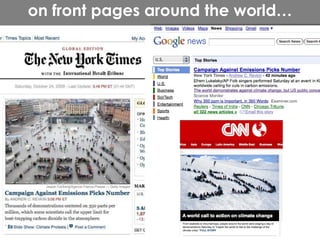 on front pages around the world… 