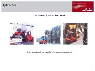 Aplicações Empilhadeira Combustão com alta performance H25 / H30  （ 351 Series ) Truck  