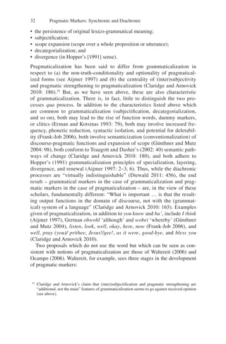 The Evolution Of Pragmatic Markers In English Pathways Of Change Laurel ...