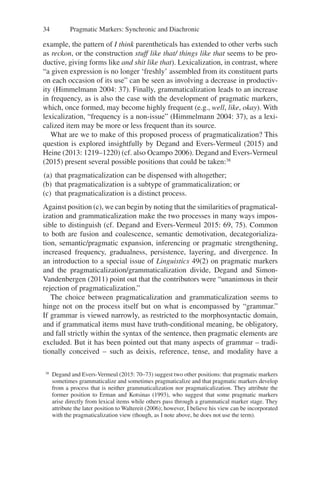 The Evolution Of Pragmatic Markers In English Pathways Of Change Laurel ...