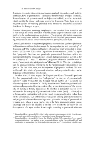 The Evolution Of Pragmatic Markers In English Pathways Of Change Laurel ...
