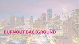 2022 Rotaract Preconvention #Rotaract22
BURNOUT BACKGROUND
 