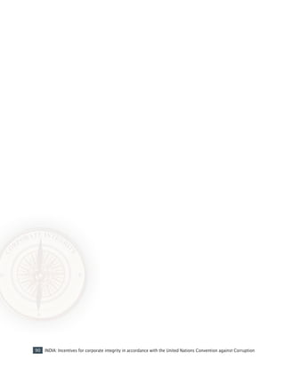 90 INDIA: Incentives for corporate integrity in accordance with the United Nations Convention against Corruption
 