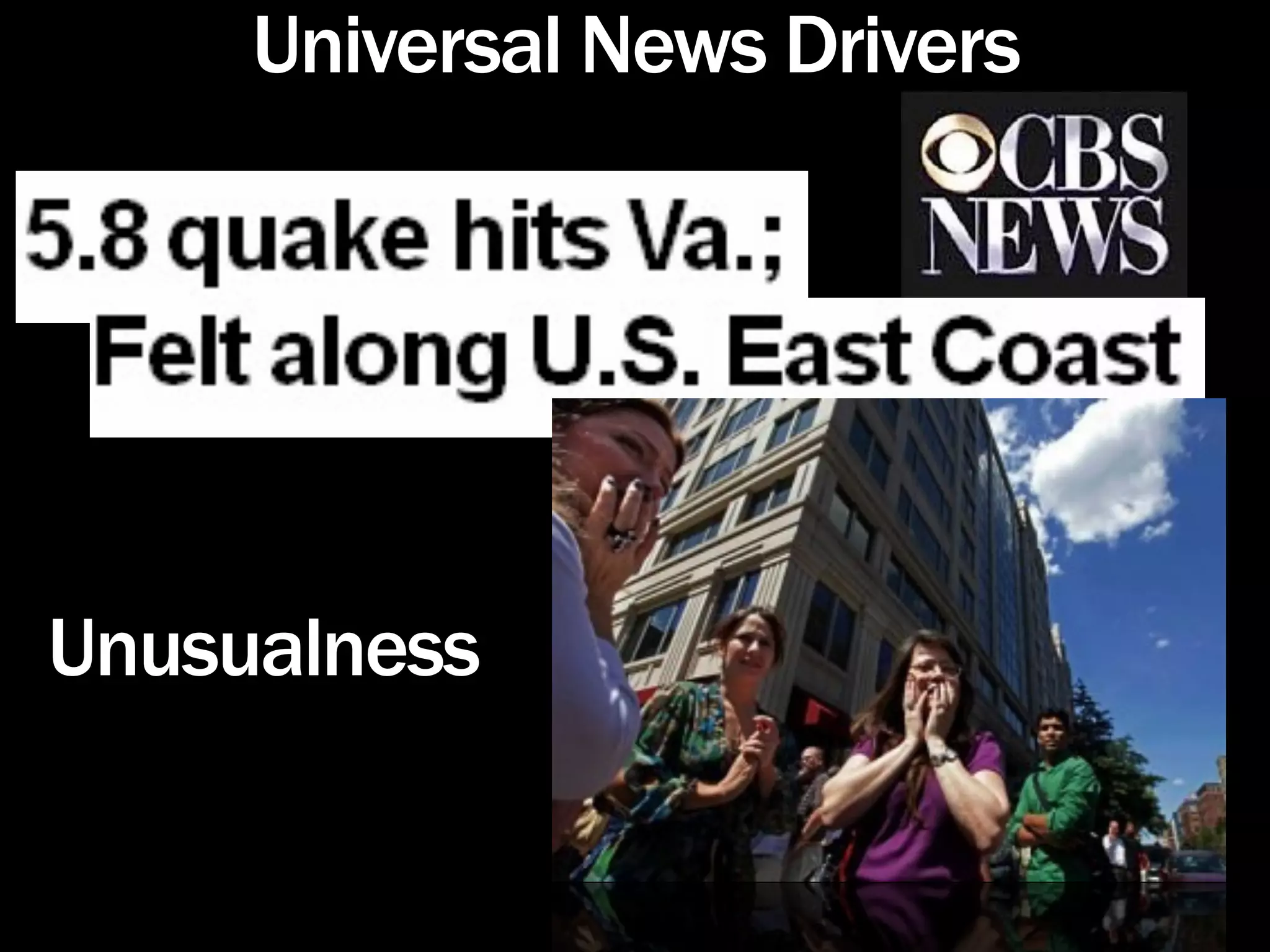 Universal News Drivers




Unusualness
 