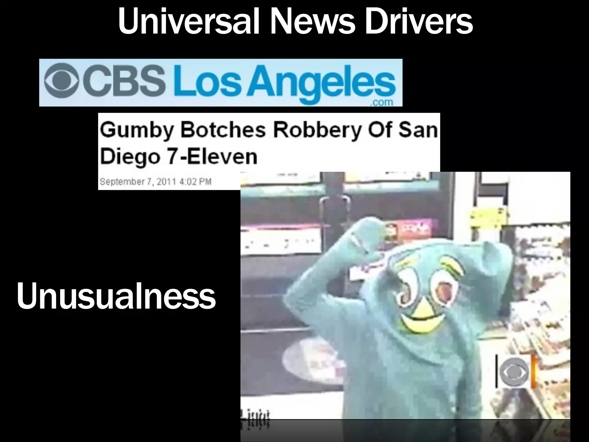 Universal News Drivers




Unusualness
 