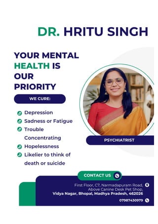 Dr. Hritu Singh: Your mental health advocate.