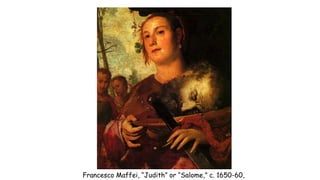 “Si interpretamos esta pintura como una
representación de SALOME, el texto justifica
la presencia de la fuente, pero no la...