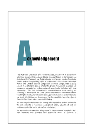 Concern Book Follow up Study