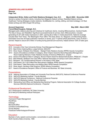 JenniferHollandGilmore Resume - JenniferHollandGilmore Resume 2 320