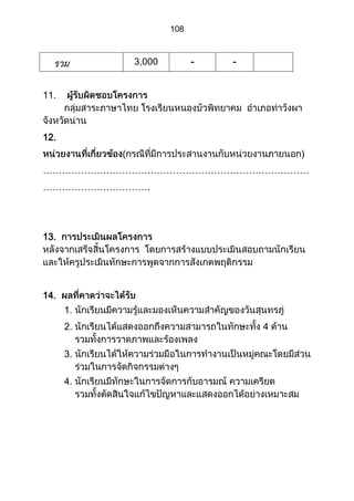 ส่วนที่ 3 โครงการ (ตัวอย่างจากปี 53)