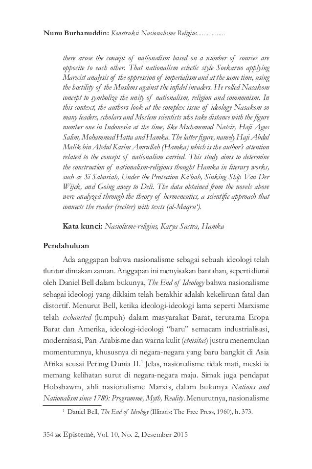 Contoh Karya Ilmiah Nasionalisme