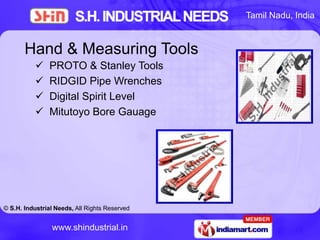 Lifting Tackles by S.H. Industrial Needs Chennai