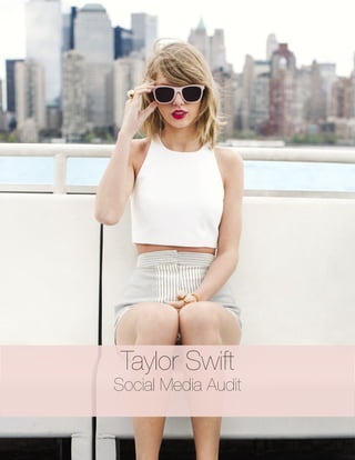 Taylor Swift
Social Media Audit
 