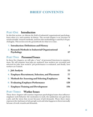 Introduction to Industrial and Organizational Psychology 6th Edition ...