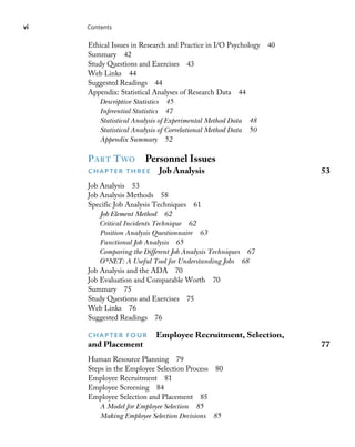 Introduction to Industrial and Organizational Psychology 6th Edition ...