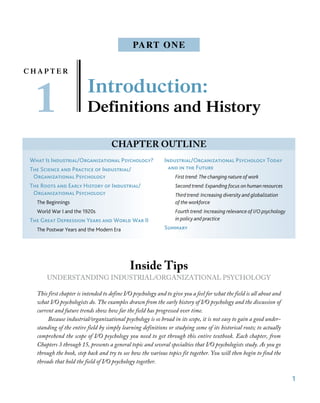 Introduction to Industrial and Organizational Psychology 6th Edition ...