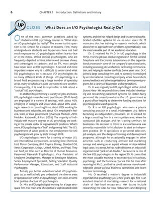 Introduction to Industrial and Organizational Psychology 6th Edition ...