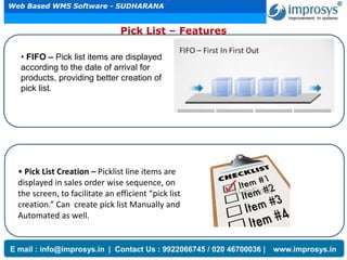 Wms Pick Label Example WMS Detailed - Brochure | PDF