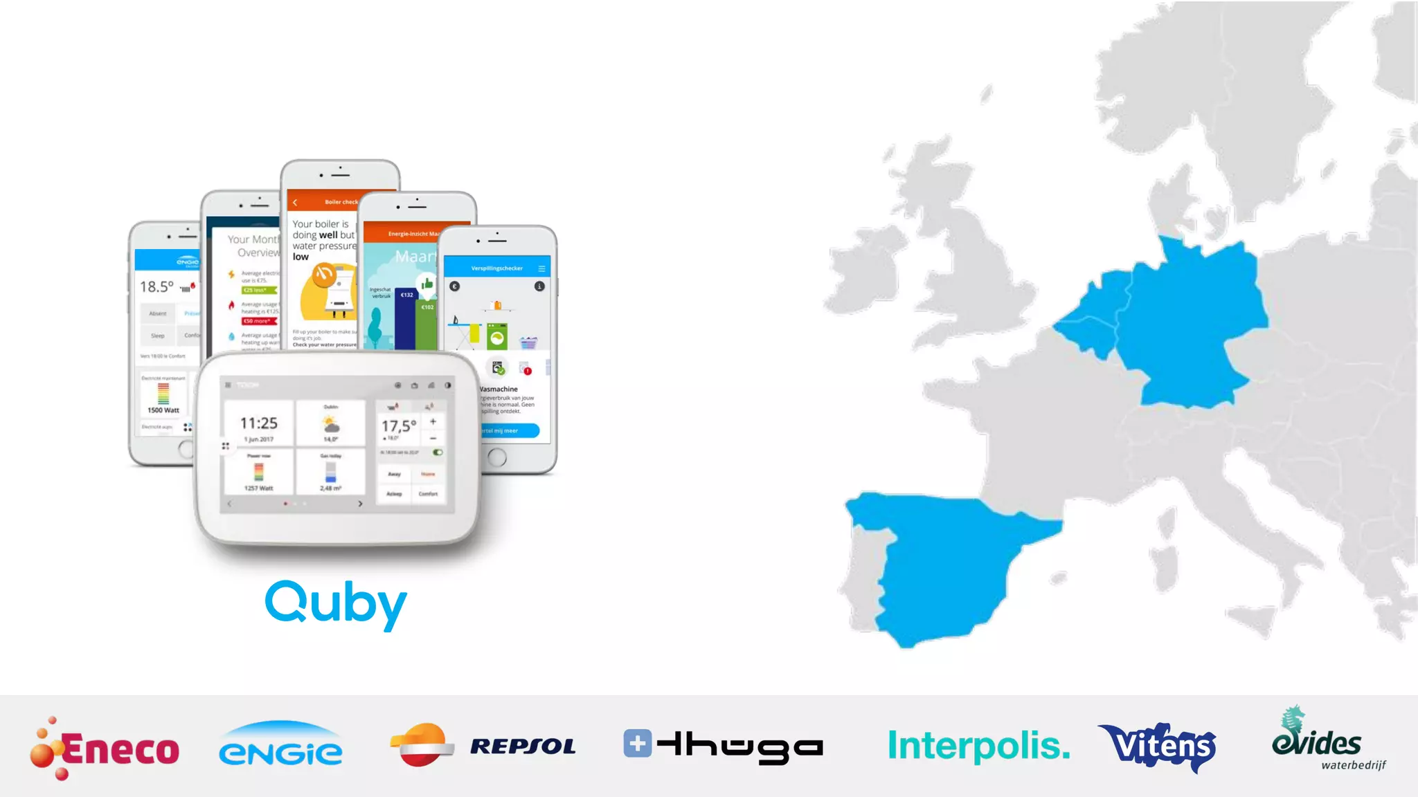 400,000 connected homes across Europe
 