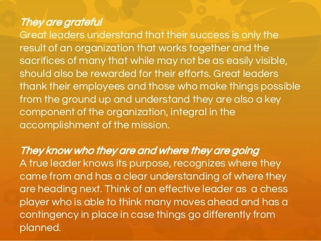 characteristics of great employees