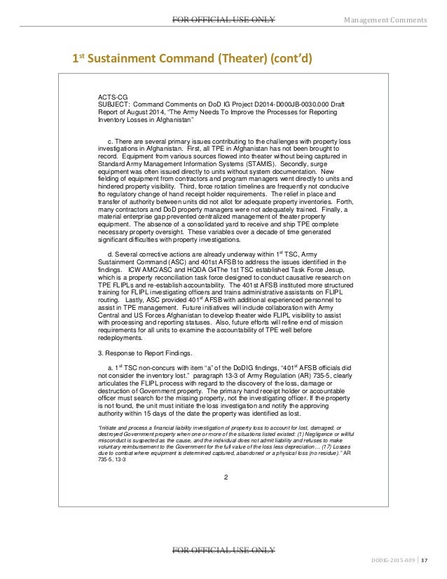 48 ARMY FLIPL LETTER OF LATENESS EXAMPLE FLIPL OF LETTER