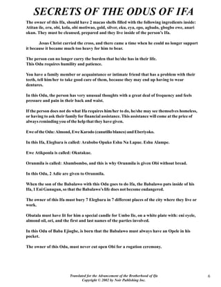 35484582 secrets-odu-ifa-ejiogbe | PDF