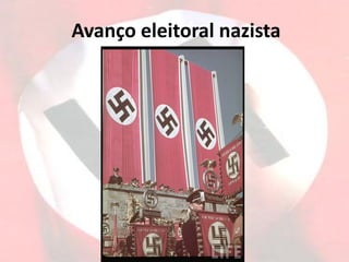Avanço eleitoral nazista
 