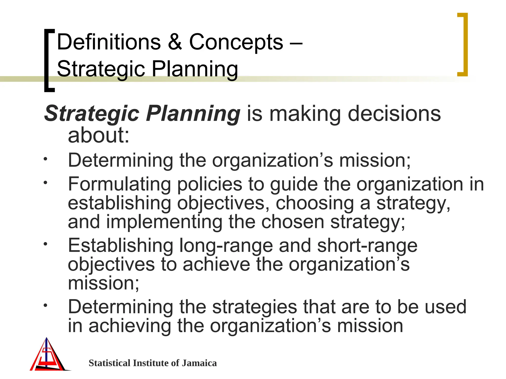 Strategic management basics and their necessary terms | PPT