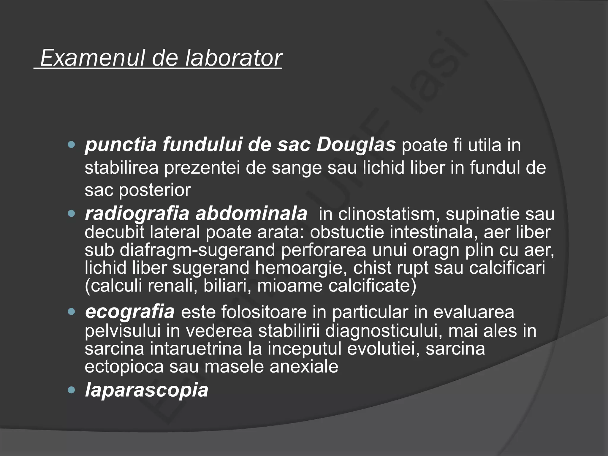 Simptome cardinale in ginecologie | PDF