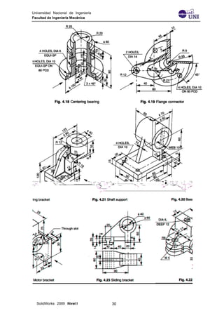 Universidad Nacional de Ingeniería
Facultad de Ingeniería Mecánica
SolidWorks 2009 Nivel I 30
 