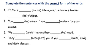 Mastering the First Conditional: Grammar Rules and Practice Exercises ...