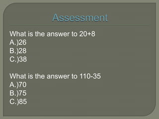 ActivityAdd the length of the chalkboard to the length of a pencil on paper.Subtract the length of a pencil from the width of your school desk on paper.Add the length of the chalkboard, the length of a pencil and the width of your chair using a calculator.