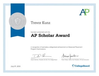 AP Scholar Award | PPT