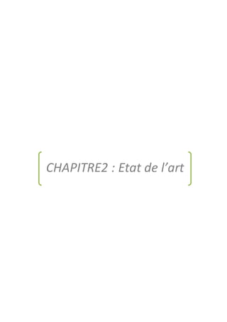 CHAPITRE2 : Etat de l’art
 
