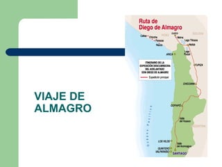 VIAJE DE
ALMAGRO
 