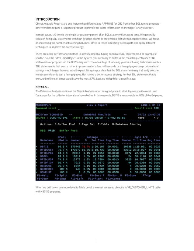 Identify SQL Tuning Opportunities | PDF