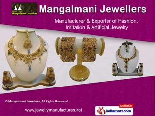 Manufacturer & Exporter of Fashion,
                Imitation & Artificial Jewelry




www.jewelrymanufactures.net
 