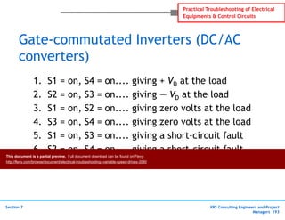 Variable Speed Drive Error Electrical Troubleshooting - Variable Speed Drives | PDF