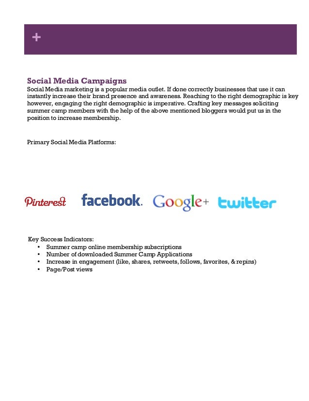 marketing plan proposal 2014 10 14 marketing plan proposal