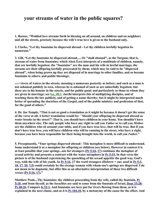 35821878 Proverbs 5 commentary 35821878 Proverbs 5 commentary