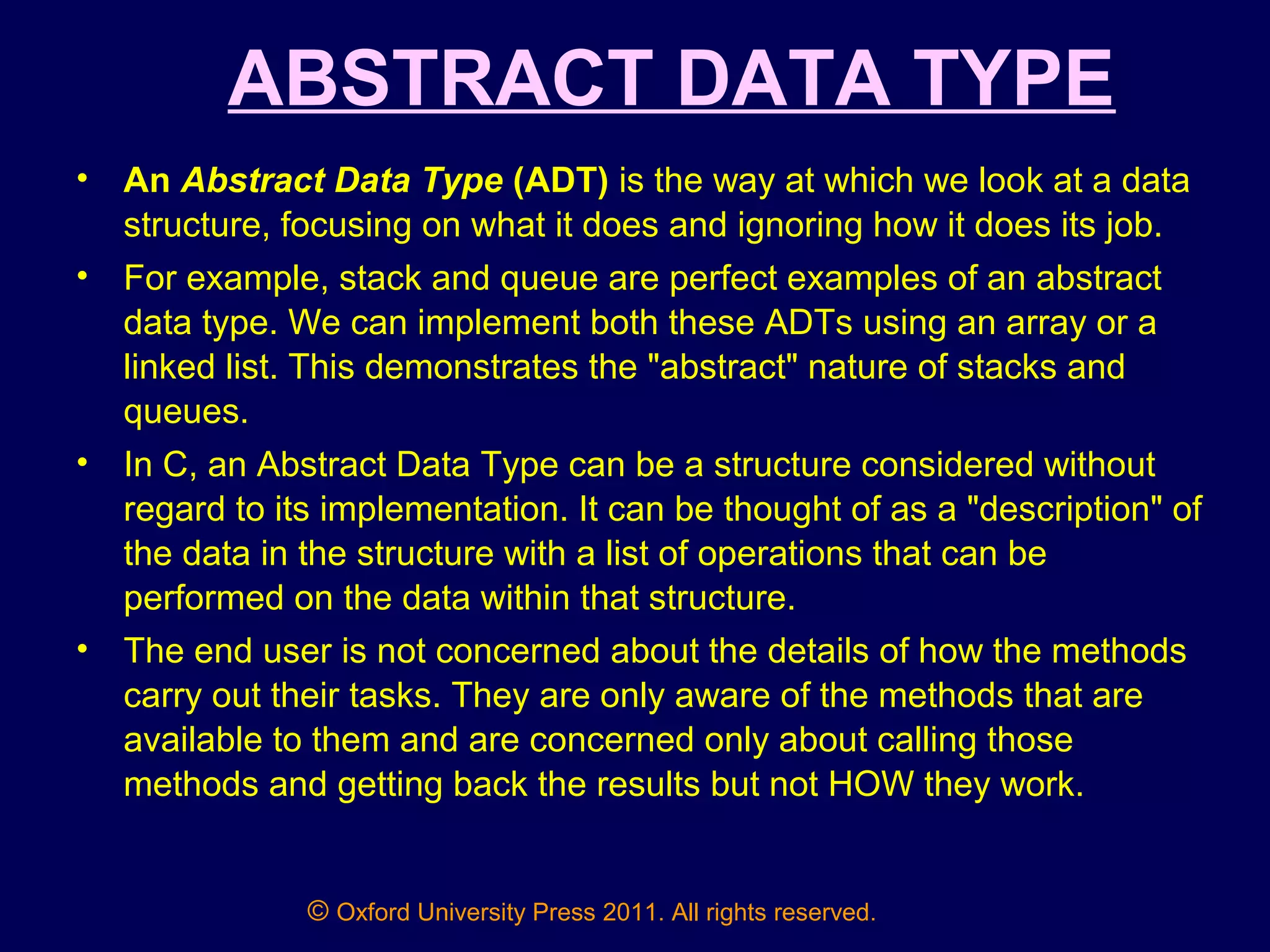 358 33 powerpoint-slides_4-introduction-data-structures_chapter-4 | PPT ...