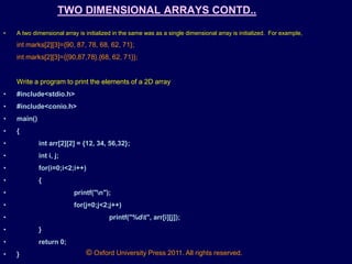 358 33 powerpoint-slides_5-arrays_chapter-5 | PPT