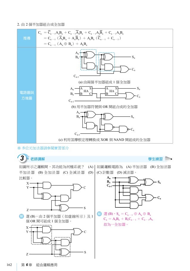 掌握 數位邏輯 含實習 複習講義電子試閱本