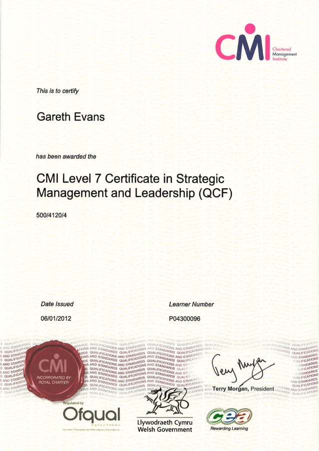 CMI Level 7 Cert in Strategic Management and Leadership | PDF