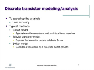 Power estimation in low power vlsi design | PDF