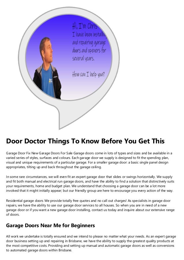 Some Known Facts About Garage Door Spring Repair