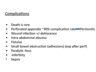 Appendix Death Complications-of-Appendicitis.pdf when things go wrong | PDF