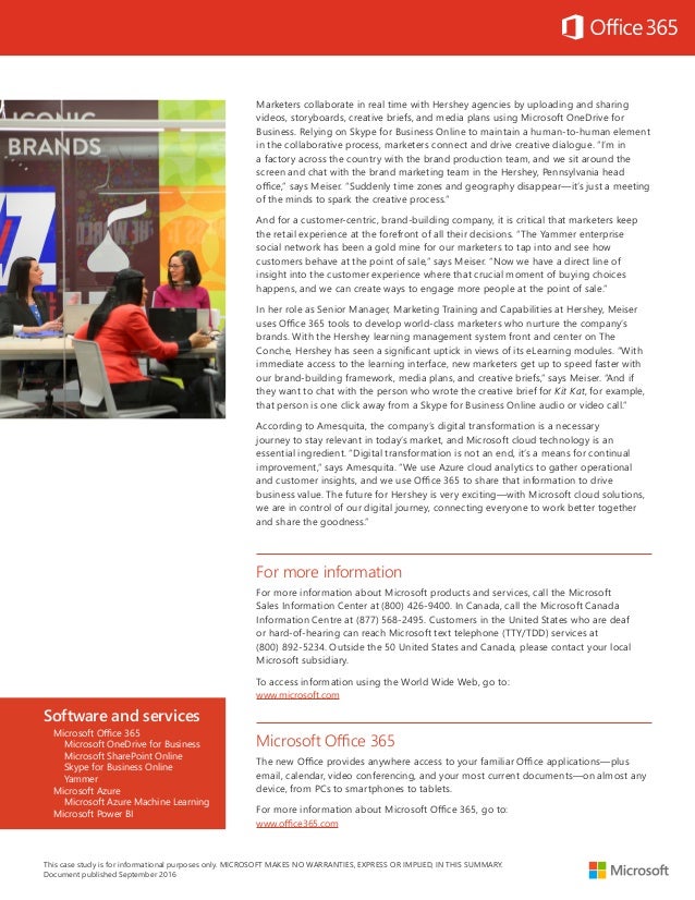 Hershey company case study 2009 picture