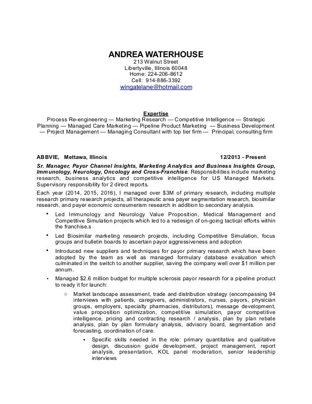 consulting firm resumes