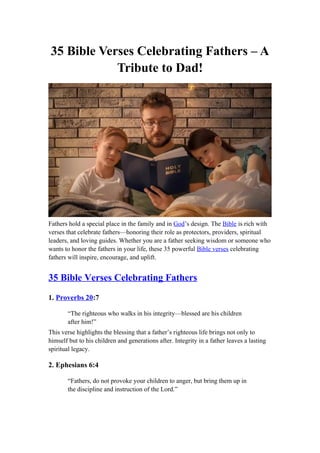 35 Bible Verses Celebrating Fathers – A Tribute to Dad!.docx